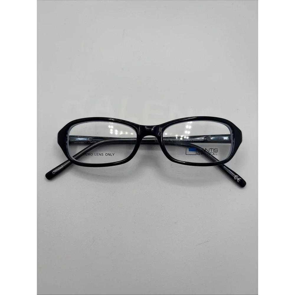 New Lantis Optical L8006 Navy Blue 45-15-128 Navy Crystal Eyeglasses Frame #010